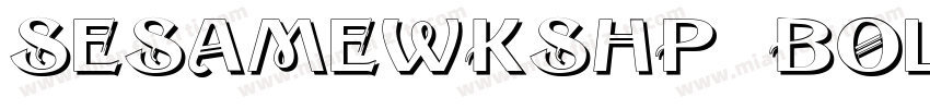 SesameWkshp Bold字体转换